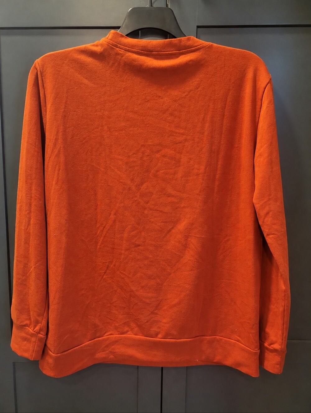Come We Fly Orange Witchy Halloween Sweatshirt Size L - Picture 2 of 5